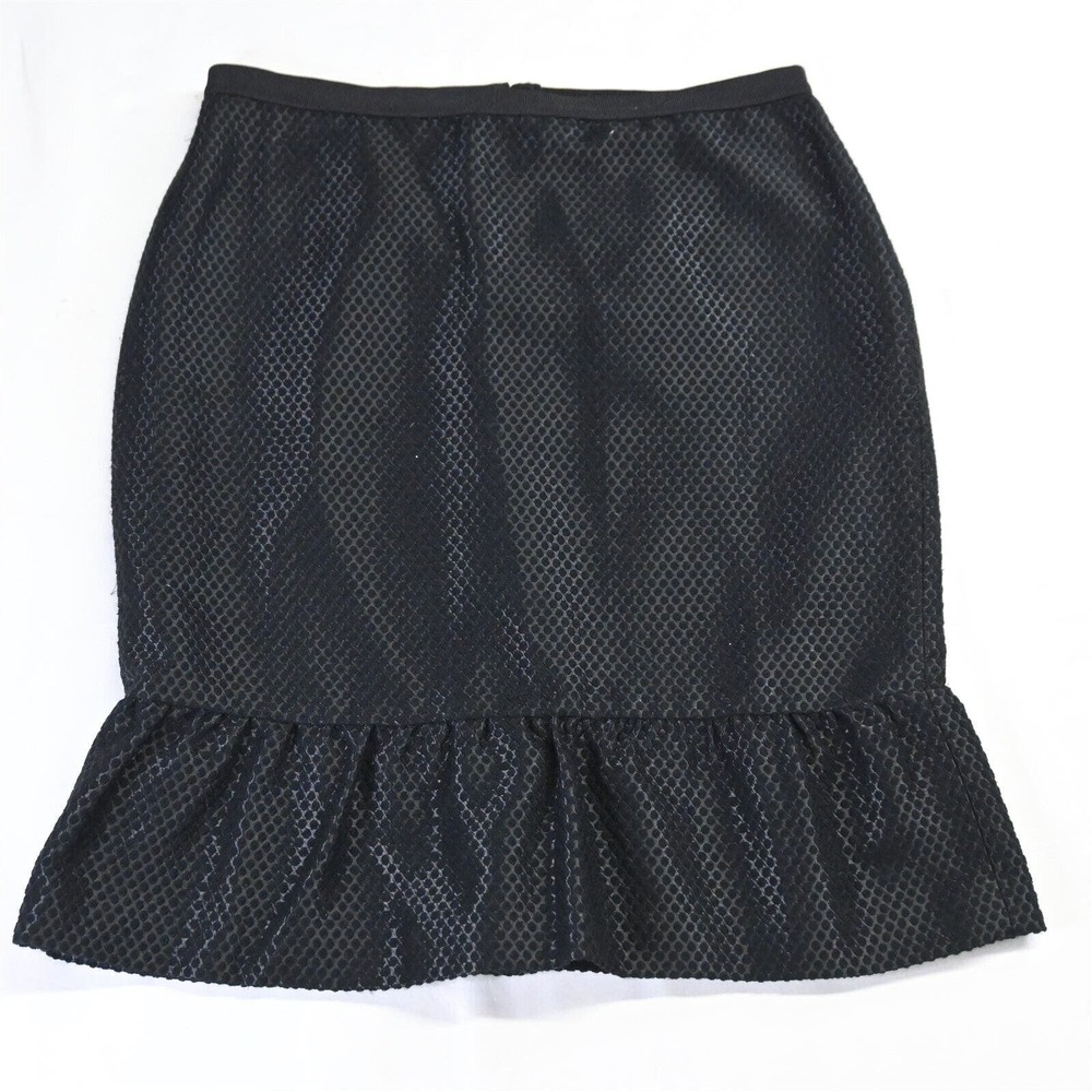 Ann Taylor 6 Black Circle Tulip Womens‎ Spring Classy EUC! Skirt